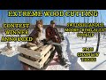 EXTREME Wood Sleigh, SWEDISH CANDLE "Moose Ring-alls" (cookup), CONTEST WINNER announced (& tricks!)