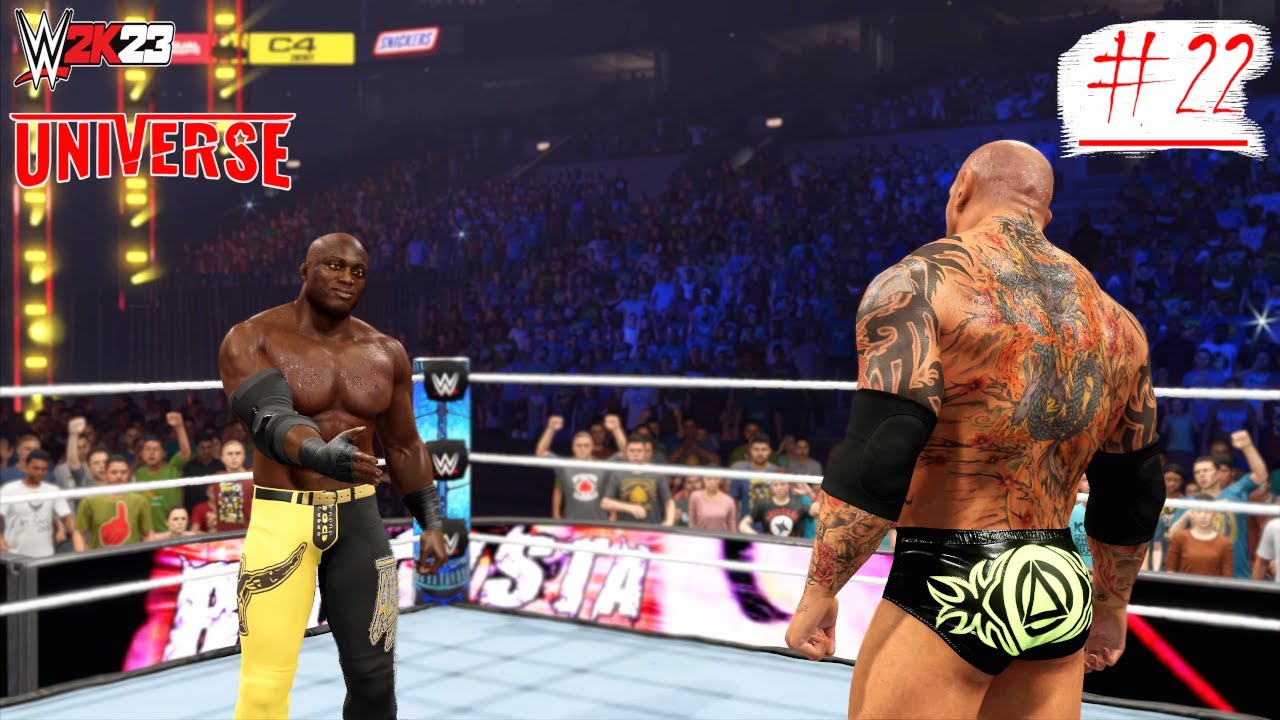 Unrelenting Battle !! THE ANIMAL BATISTA VS THE ALMIGHTY BOBBY LASHLEY |WWE2K23 UNIVERSE # 22