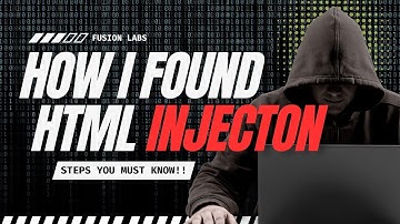 How I find Html Injection! | Steps You Must Know | Fusion Labs #htmlinjection