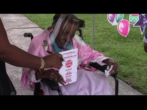 Jacksonville woman celebrates 108th birthday by voting