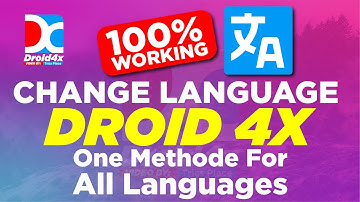 How To change Language Droid 4x Android Emulato-|Switch✅Languages Droid 4x Android Emulator
