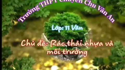 Video dự thi cuộc thi "Chống rác thải nhựa" của chi đoàn 11 Văn