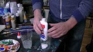How to mix and apply Snow Flock (snow basing)