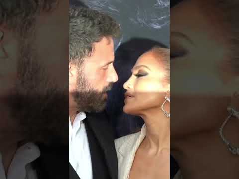 Ben Affleck and Jennifer Lopez kiss on ‘The Mother’ red carpet #shorts