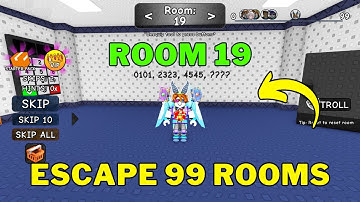 How To Complete Room 19 in Roblox Escape 99 Rooms | Stage 1