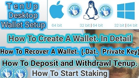 TenUp Wallet Tutorial | How To Setup Tenup Desktop Wallet | TenUp Wallet #tenupwallet #waqarzaka