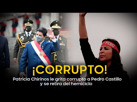 ¡Corrupto!: Patricia Chirinos le grita a Pedro Castillo en pleno mensaje a la nación