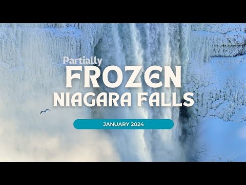 Niagara Falls 2024 Winter Wonderland Relaxing Video | Best Places to Visit in Canada