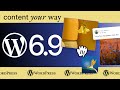 WordPress Version 6.9 Full and Quick Overview