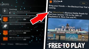 BLACKOUT FREE TO PLAY ! | PATCH 1.11 PATCH NOTES ! ( COD BO4 UPDATE 1.11 )