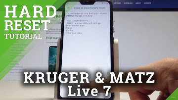 Factory Reset KRUGER & MATZ Live 7 - Wipe Data / Restore Defaults