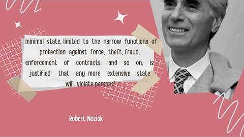 Robert Nozick, Minimal State