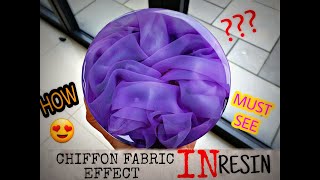 Stunning Chiffon Technique In Resin How ? | Updated Version