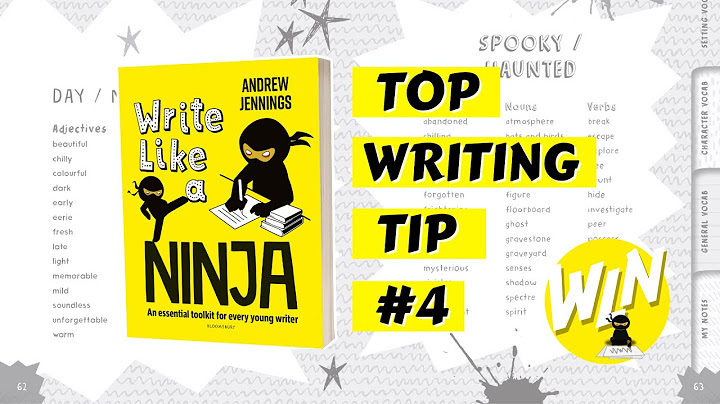 Ninja writing the four levels of writing mastery free