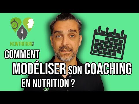 Comment modéliser son coaching en nutrition ?