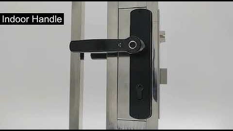 2021 Version: D230 App Double Sides Biometric HDB Metal Gate Lock - by SG Digital MarT