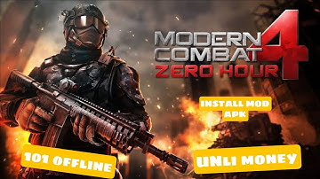 Modern Combat 4  in android 101 offline HD Graphics How to install apk and obb using zArchiever