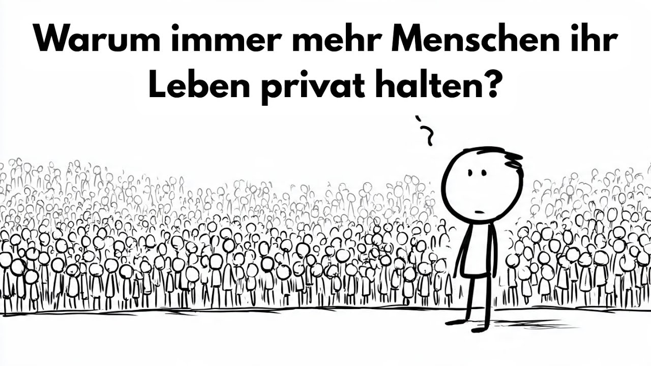 Warum immer mehr Menschen ihr Leben privat halten | Psychologie erklärt