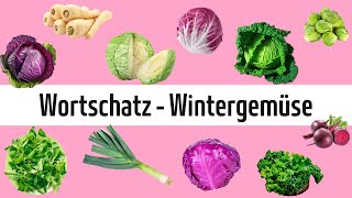 Learn German - Vocabulary: Winter Vegetables