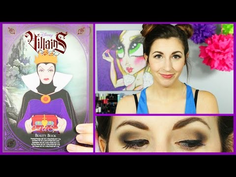 Disney Villains Evil Queen Beauty Book Tutorial - YouTube