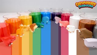 let s learn english spanish animal color names toy learning