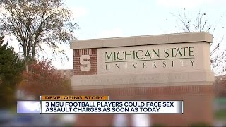 3 MSU football players could face sex assault charges
