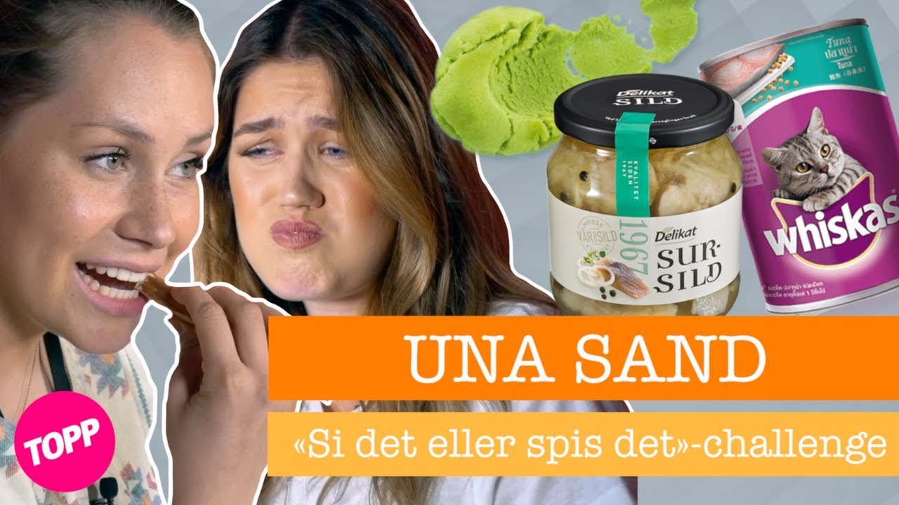 «Si det eller spis det» med Una Sand | Oksepenis, kattemat, saft fra sild