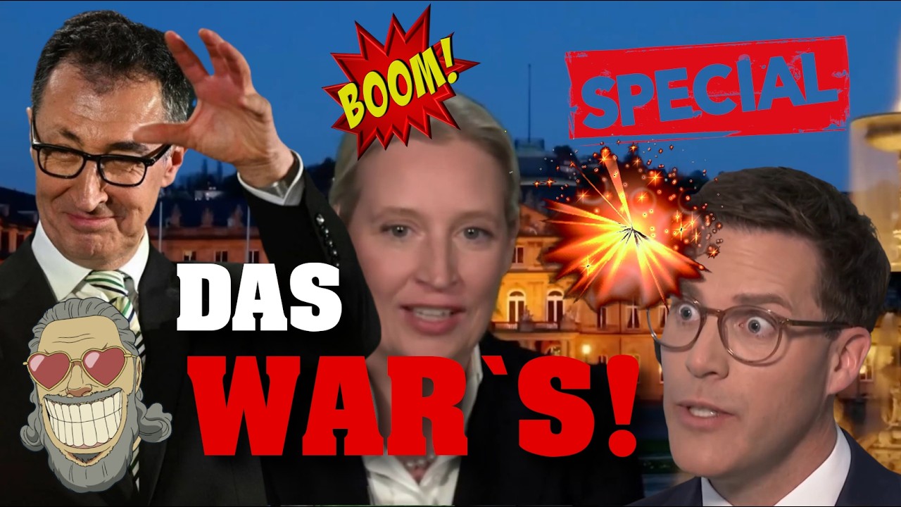 BEST OF Landtagswahl BAWÜ! Grüner SIEG – Weidel teilt aus - SPD am ENDE! 💥⚡️ #PolitSatire #Comedy