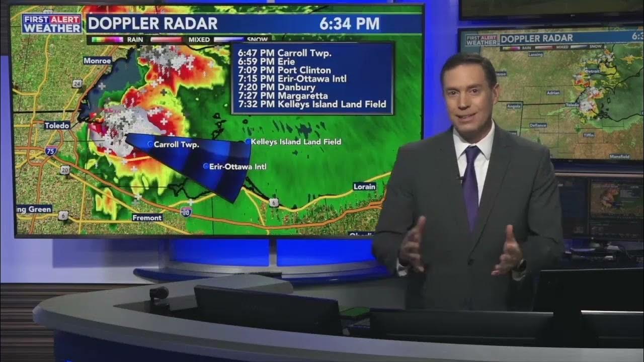 Wtvg 13abc wupw fox 36 wtol 11 toledo severe weather coverage june 15