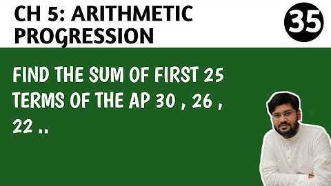| Find the sum of first 25 terms of the AP 30 , 26 , 22 .. |