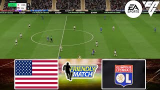 FC 24  USA W vs Olympique Lyonnais W 03/5/2024  Friendly Match  Gameplay PS | Full Match