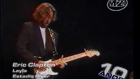 ERIC CLAPTON - LAYLA en River 1990