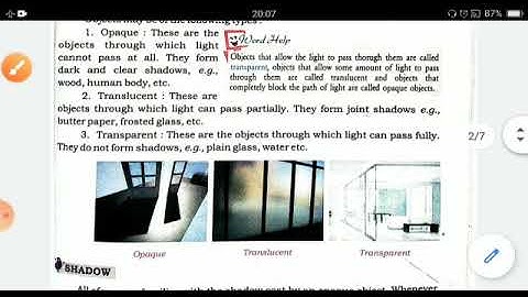 Class 5 Science Chapter 13 Light, Shadow and Moon  Part 1 mp4