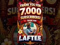 7000 Subs on YouTube! Wow! Thank you very much!