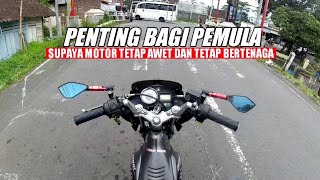 Tutorial Pake Motor Kopling Di Lampu Merah , Jalan Macet & Polisi Tidur Buat Pemula || Satria Fu