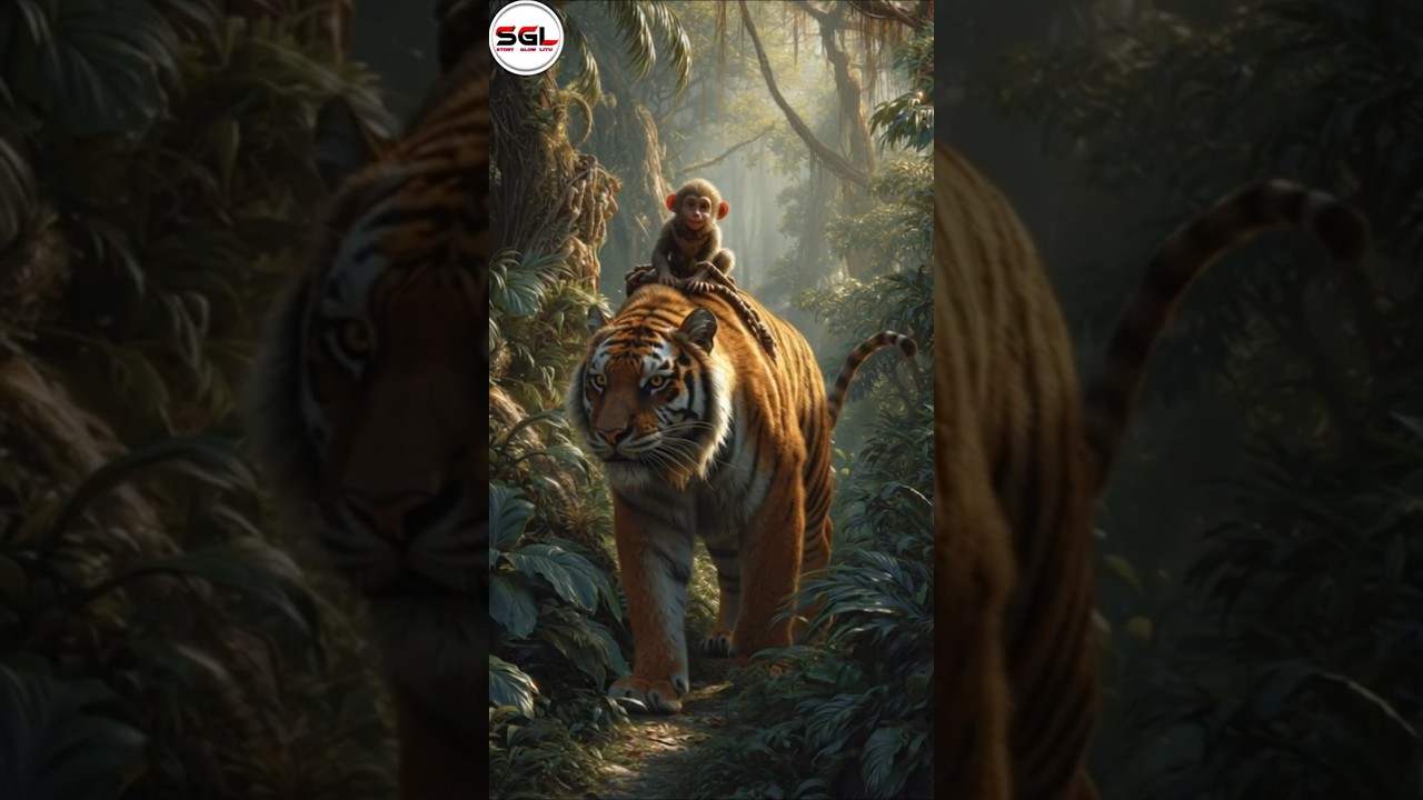 🐵 There Was a Monkey from Riger | Funny Poem for Kids 🐯 