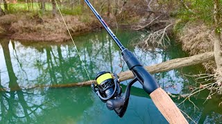 Ultralight Creek Fishing with Braided LINE?? How Does It Work? 