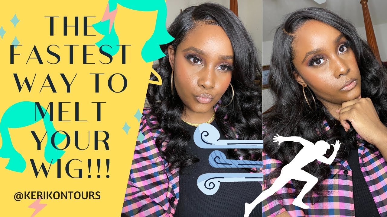 The Fastest+Easiest Way to Lay Down a Wig FOR BEGINNERS! Using Got2B InstaHold Spray ft GorJess Wigs