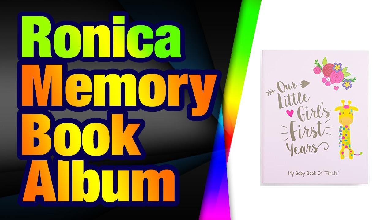 ronica memory book for baby girl