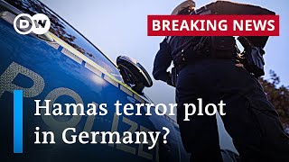 German prosecutors: 4 suspected members of Hamas arrested on suspicion of planning attacks | DW News