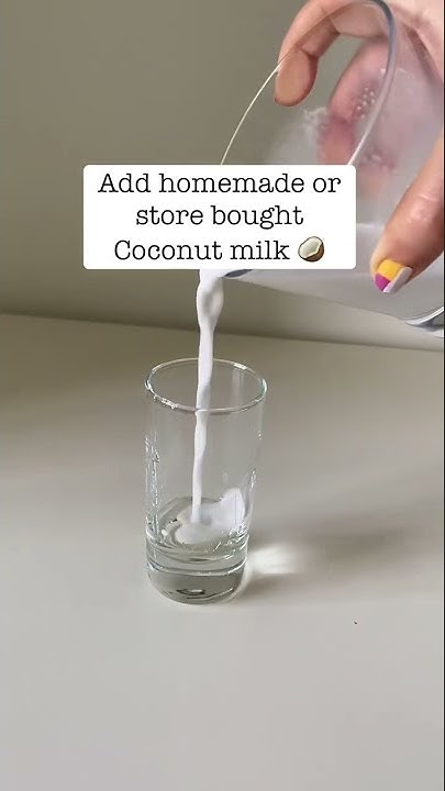 Its natural coconut milk styling foam