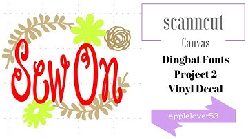 Dingbat Fonts Project 2 Vinyl Decal