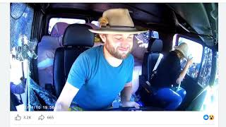 Police Smash Paul - Paul was driving his truck slower than people were walking