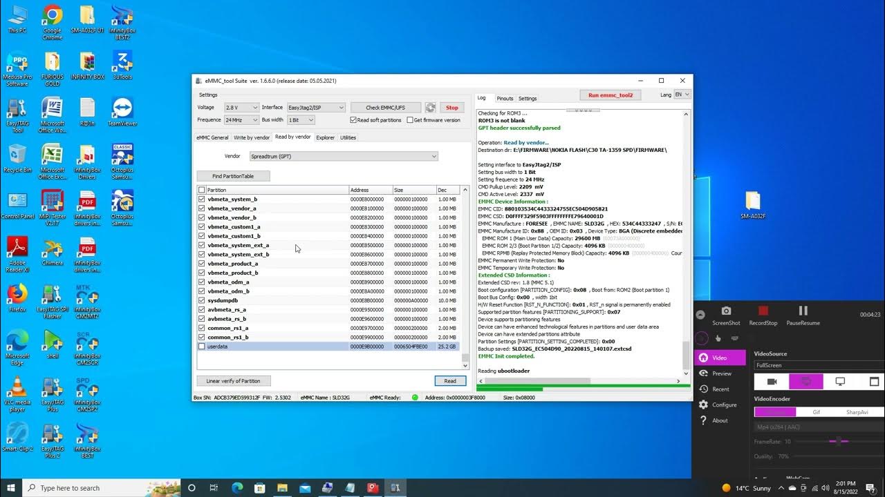 NOKIA C30 TA-1359 ISP PINOUTS