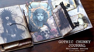 Gothic Chunky Journal - Halloween Series - Citrus Journal Studio