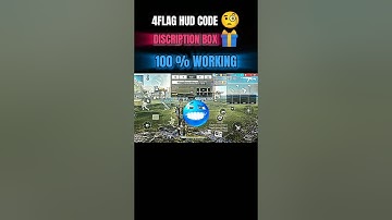 4 FLAG HUD CODE 🧐 ON DISCRIPTION BOX 🎁 #freefire #4flaggamer #4flaggamerglowallcustom #trekflax