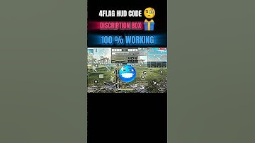 4 FLAG HUD CODE 🧐 ON DISCRIPTION BOX 🎁 #freefire #4flaggamer #4flaggamerglowallcustom #trekflax