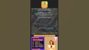 Java How is an interface implemented in Java