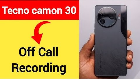 Tecno camon 30 5G me call recording Kaise band Karen, how to off call recording