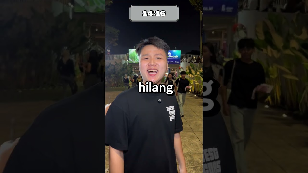 gua coba tinggalin hp di blok M #daniellugai #challange